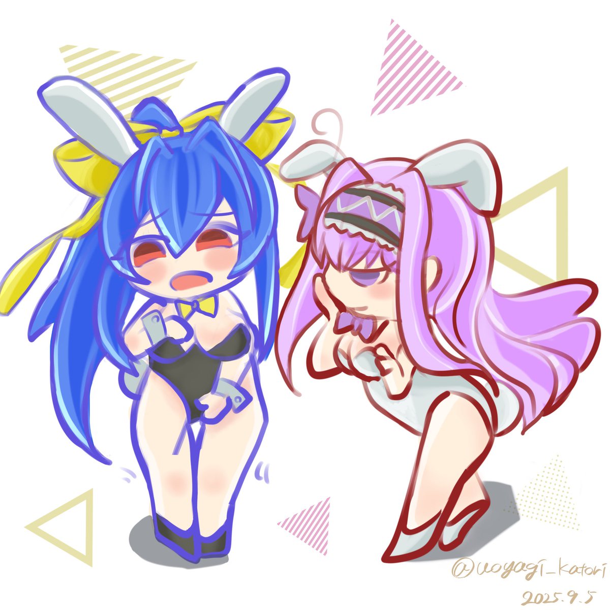 マイとカジュンのバニーコス