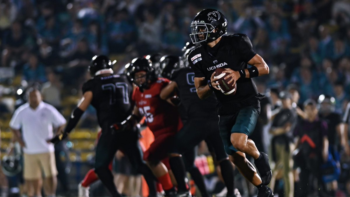 James Larsen (@jameslarsenpfn) on Twitter photo QB Chevan Cordeiro, who spent the 2025 #UFL season with the <a href="/XFLBattlehawks/">St. Louis Battlehawks</a>, is currently playing in Japan's "X1 Super League", for Fuji Minerva AFC.
Cordeiro is expected to return to St. Louis for the 2026 campaign, as one of their #UFL College Draft picks from 2024. QB Chevan Cordeiro, who spent the 2025 #UFL season with the <a href="/XFLBattlehawks/">St. Louis Battlehawks</a>, is currently playing in Japan's "X1 Super League", for Fuji Minerva AFC.
Cordeiro is expected to return to St. Louis for the 2026 campaign, as one of their #UFL College Draft picks from 2024.