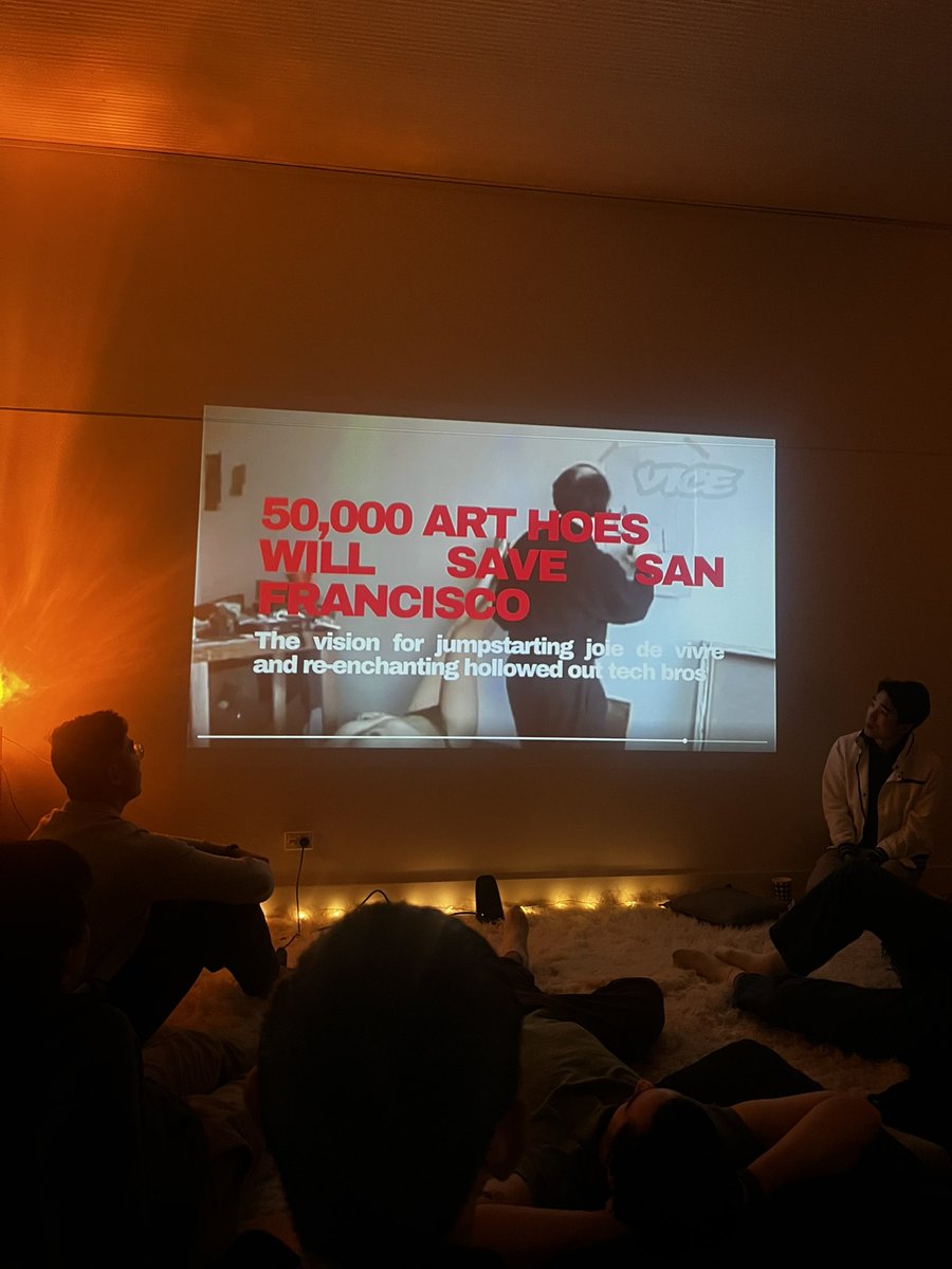 majamediaco's tweet image. 50,000 art hoes will save San Francisco

the best pitch i’ve seen in a long time, pls dm @taotechic for investment inquiries