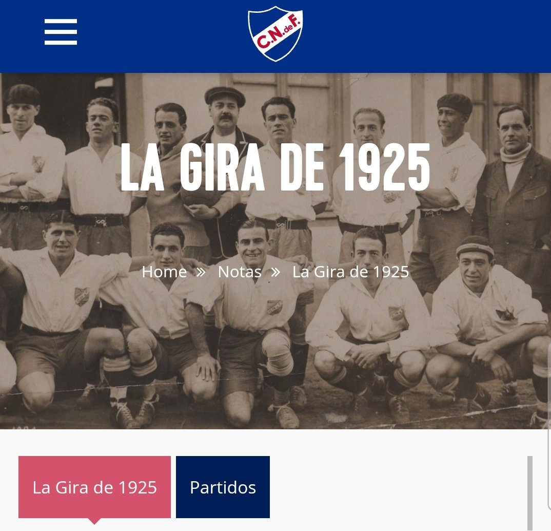 CNdeFhistoria's tweet photo. 🌍 A un siglo de la Gira del 25, la Comisión de Historia y Estadística elaboró este informe, en el que no nos centramos tanto en los resultados de la gira, sino que abarcamos un poco más las situaciones vividas en torno a la misma.

🗨 Vivencias de los protagonistas, opiniones de los rivales y comentarios de la prensa uruguaya. 

🔵⚪️🔴 Porque la gira no fue solo números, por más brillantes que hayan sido.

🙌🏼 Los invitamos a disfrutarlo en #AtilioSoftware 👇🏽

💻https://t.co/kCtuYxQbTA