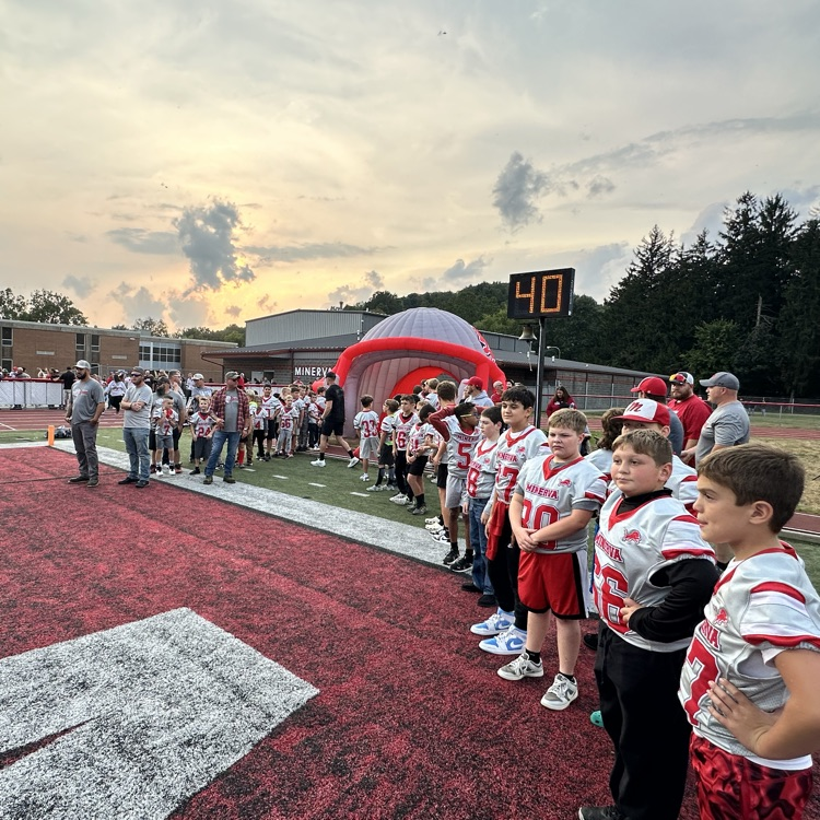 #MinervaPride ❤️🩶 My Heart – My Home

Friday Night Lights in Minerva! 🏈✨
Youth Night, our incredible Cheerleaders, the Pride of Minerva Band, and an electric Student Section all came together to represent MHS with pride, spirit, and enthusiasm!

Go Lions! 🦁