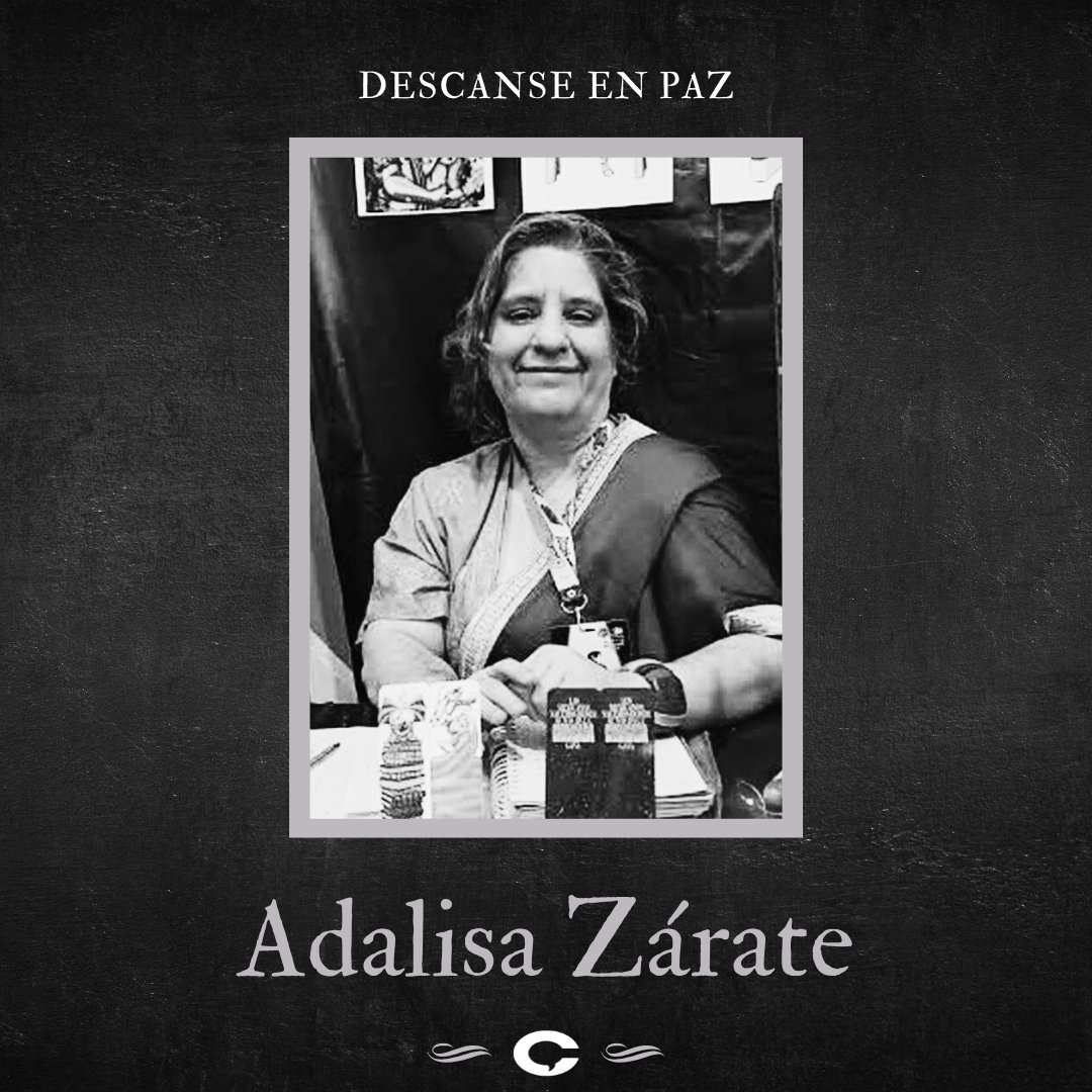 Falleció la historietista Adalisa Zárate, creadora de I.doll y promotora de cómic y manga.

Informa Luis Gantus que el velorio será el sábado 6 a las 10:00 am en la agencia García López de Tlalpan, Anillo Perif. Sur 4810, Coapa, Arenal de Guadalupe, CDMX.

Descanse en paz.