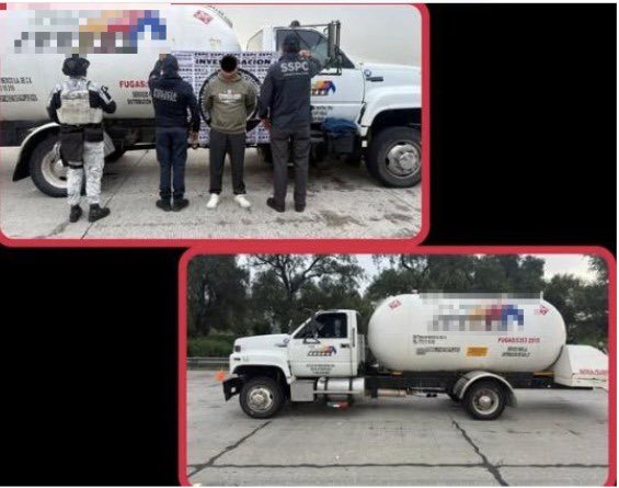 RECONOCEMOS LA EXCELENTE LABOR de la SSPC y la Policía Estatal de Hidalgo🚨 ¡Bomba rodante detenida en el Arco Norte! 🚛💥 Gracias a un operativo, se aseguró un autotanque con 9,000 litros de gas LP ilegal 

📍 Detención: 5 de septiembre
🧑‍✈️ El conductor no comprobó origen del gas