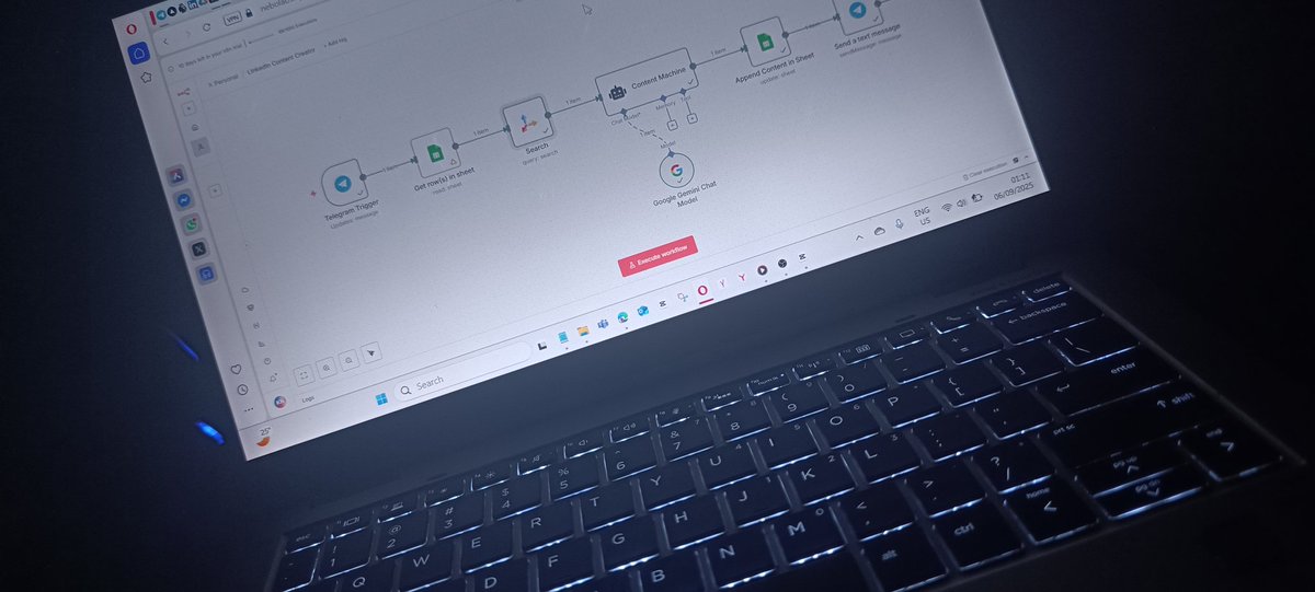 KingsleyNebo2's tweet image. Up grateful and automating.
Aiy Haam Haaacteev and You?
#n8n #aiautomation

🍀