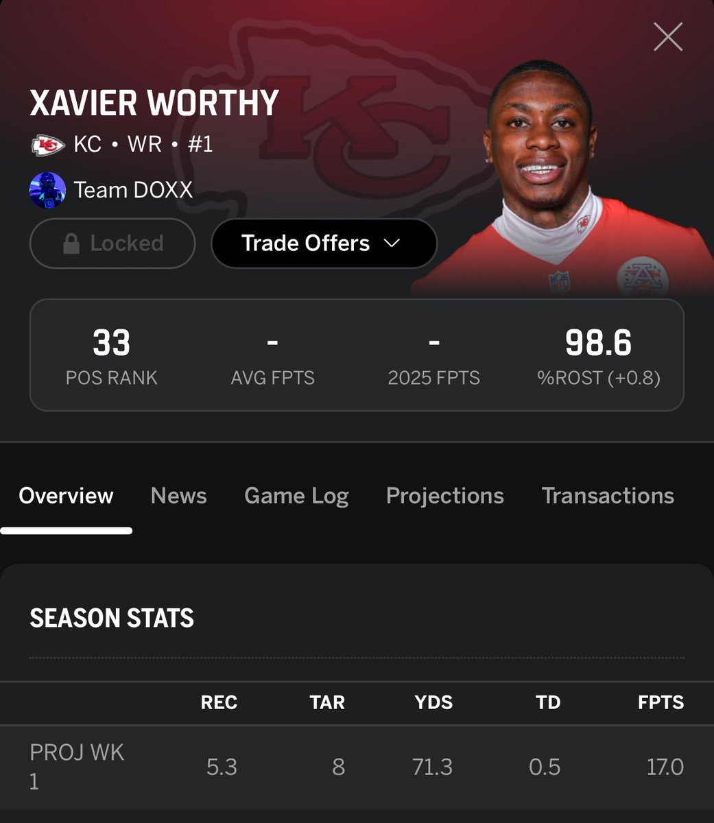 new_era72's tweet image. AJ Brown and Xavier Worthy owner 

I’m done ✌️