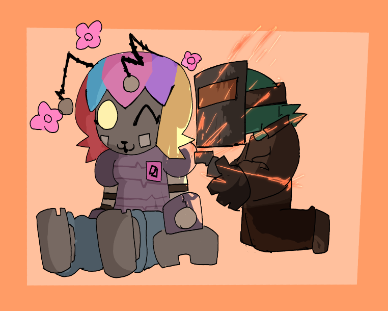 Hey yall! id appriecate if you checkout the melbot plushie from <a href="/MelodyNosurname/">Melody is on the other place, follow me there</a> 

I created the design a couple months ago now :P super crazy to see it as a makeship product now