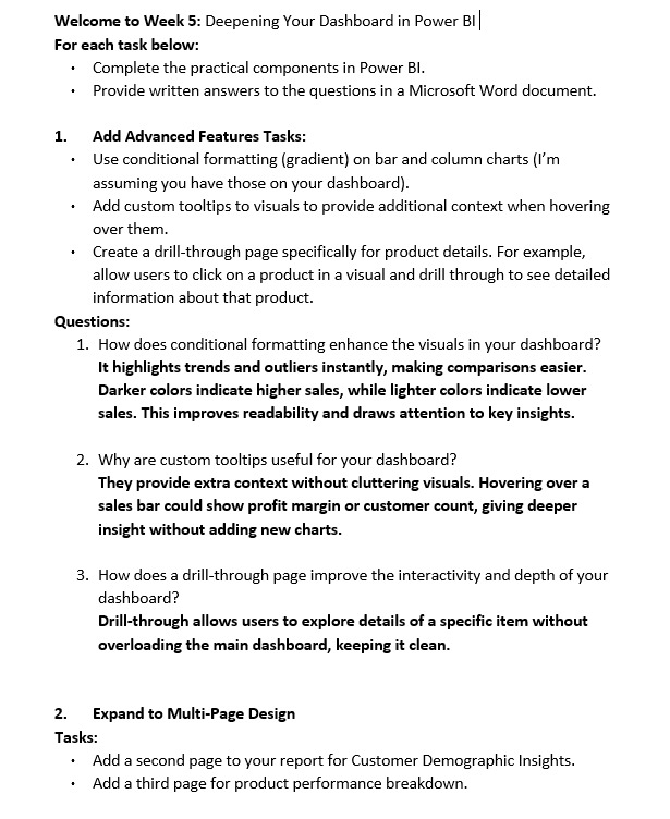 Week 5 of Power BI with <a href="/TDataImmersed/">The Data Immersed</a> 

This week was about refining dashboards with conditional formatting, custom tooltips, drill-through page and multi-page design &amp; navigation.

<a href="/DabereNnamani/">Annie🦋</a>
<a href="/JudeRaji_/">Jude Raji</a> 
<a href="/debby7650/">Ada Baba Shittu</a>
<a href="/MSPowerBI/">Microsoft Power BI</a> 

#TDI #PowerBI #DataAnalytics #DashboardDesign