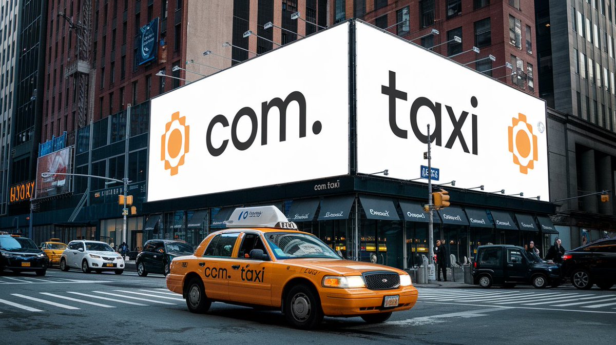 fivedotbest's tweet image. Com.Taxi   for sale

#taxi #cab #rideshare #transportation #uber #lyft #taxicab #ride #chauffeur #minicab #hackney #limousine #shuttle #car #driver #fare #booking #travel #airport #pickup #com #company #brand #web3 #AI #city #NewYork #community #Defi #Robotaxi