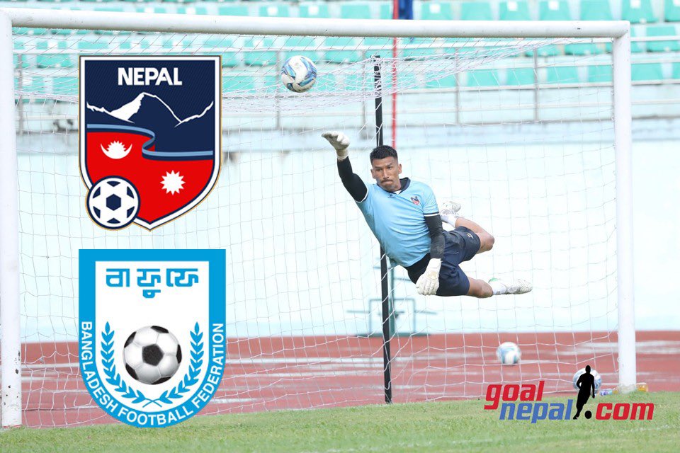 🔥 💪 Match Day alert ‼️ 

⚔️ Nepal 🇳🇵 vs Bangladesh 🇧🇩 
⏰ 5:30 PM NST 
🎫 500, 1000

नेपाल र बंगलादेश अन्तिमपटक सन् २०२२ को सेप्टेम्बरमा अन्तर्राष्ट्रिय मैत्रीपूर्ण फुटबल म्याच मै आमने सामने भएका थिए । त्यतिबेला नेपालले नतिजा ३–१ ले आफ्नो पक्षमा पारेको थियो ।