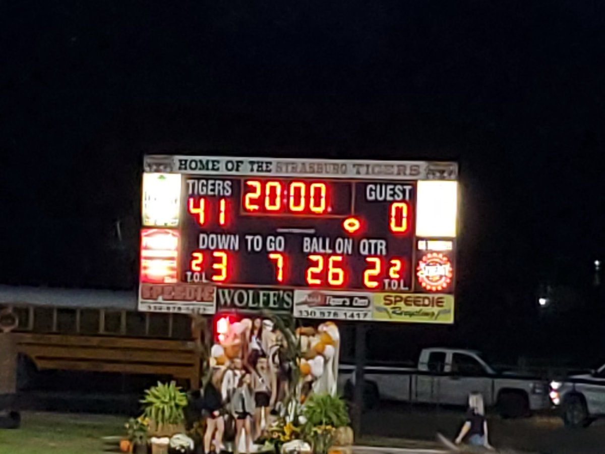 BIG_ZSports's tweet photo. Halftime in Strasburg
Strasburg-Franklin- 41
Leetonia- 0

Update courtesy of McInturf Realty
@inter_valley @StrasburgSports https://t.co/kntIj63uTO