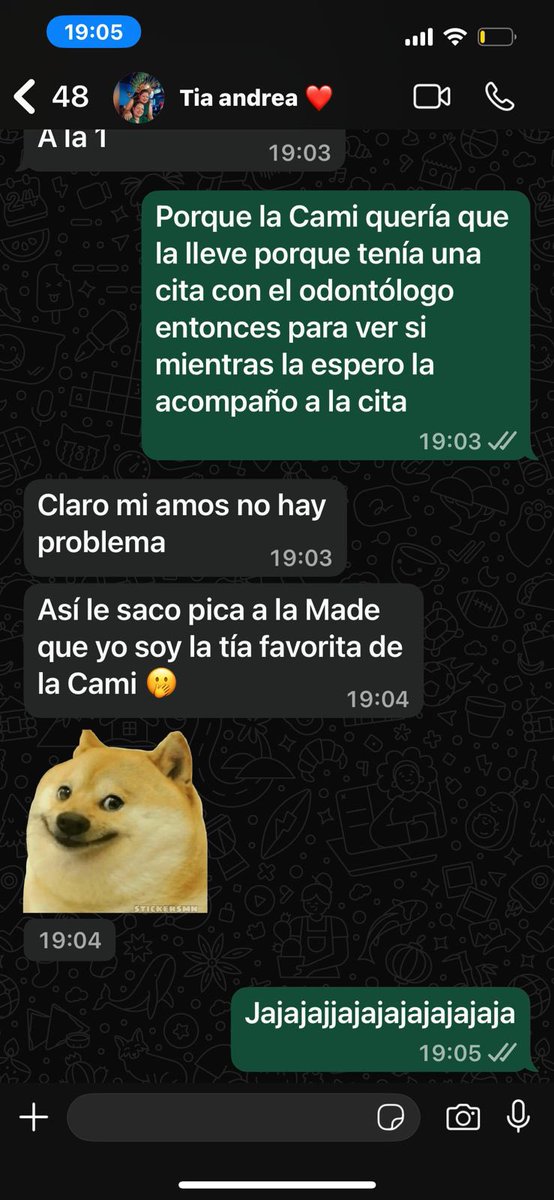 Y mi enamorado nunca se imaginó este trato de sus tías a su enamorada, hasta que llegó la indica ❤️