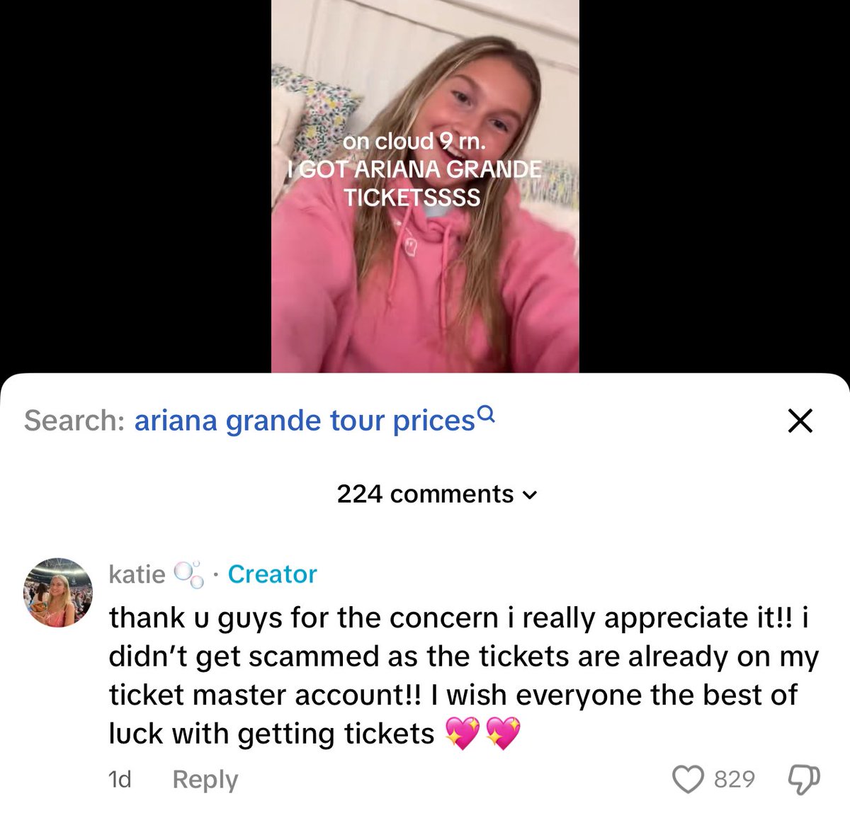 this poor girl just got scammed &amp; doesn’t even realize it omg she’s gonna hate her life next year 💔
