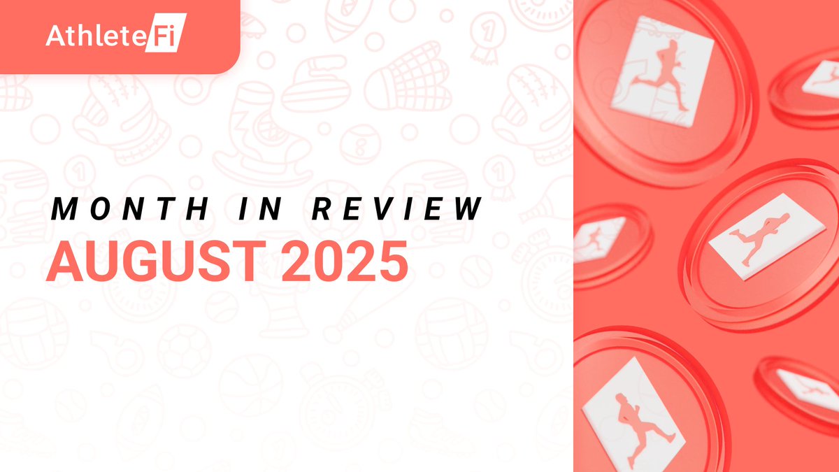🚀 AthleteFi Month in Review: August 2025

August marked a turning point: prototype, towards full development. Here’s the recap:

#Web3Sports Highlights
🛠️ Transitioned from prototype testing to full-scale build
👥 Incorporated real coach feedback on booking, onboarding &amp; Athlete
