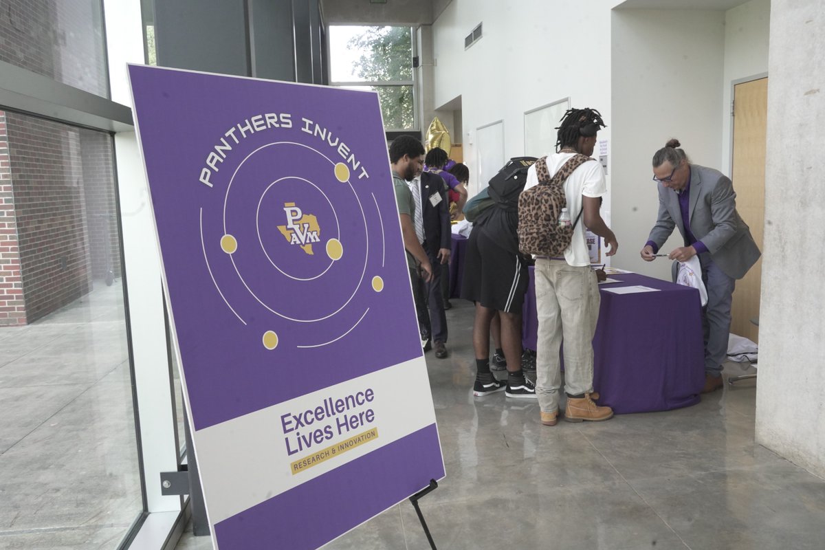 PVAMUresearch's tweet photo. Panthers Invent 2025 is underway at PVAMU! This year’s theme, Innovating National Security, unites students, faculty &amp; industry leaders to spark bold ideas and collaboration.

Stay tuned — Day 2 highlights drop tomorrow!

#PVAMU #PVAMUInnovation #PanthersInvent25 #SandiaNatlLabs https://t.co/r2sM01H9RK