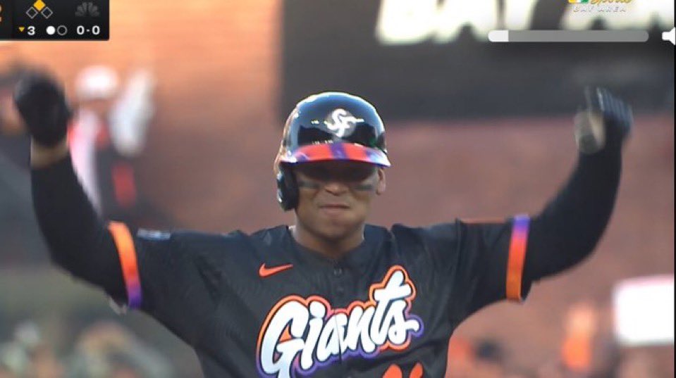 I’m like not allowed to cheer for my My MVP and one of my all time favorite players Rafael Devers as he’s gotten comfortable with the Giants and playing (a solid) 1B, and is hitting the absolute piss out of the baseball EXACTLY as I said he would in the last two months of this