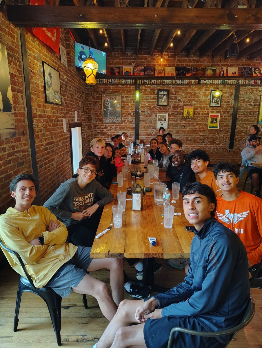 Team dinner in Alamosa, CO before race day tomorrow.