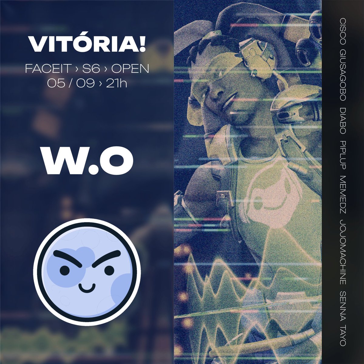 LuaCheiaOW's tweet image. Foi W.O guys 👍