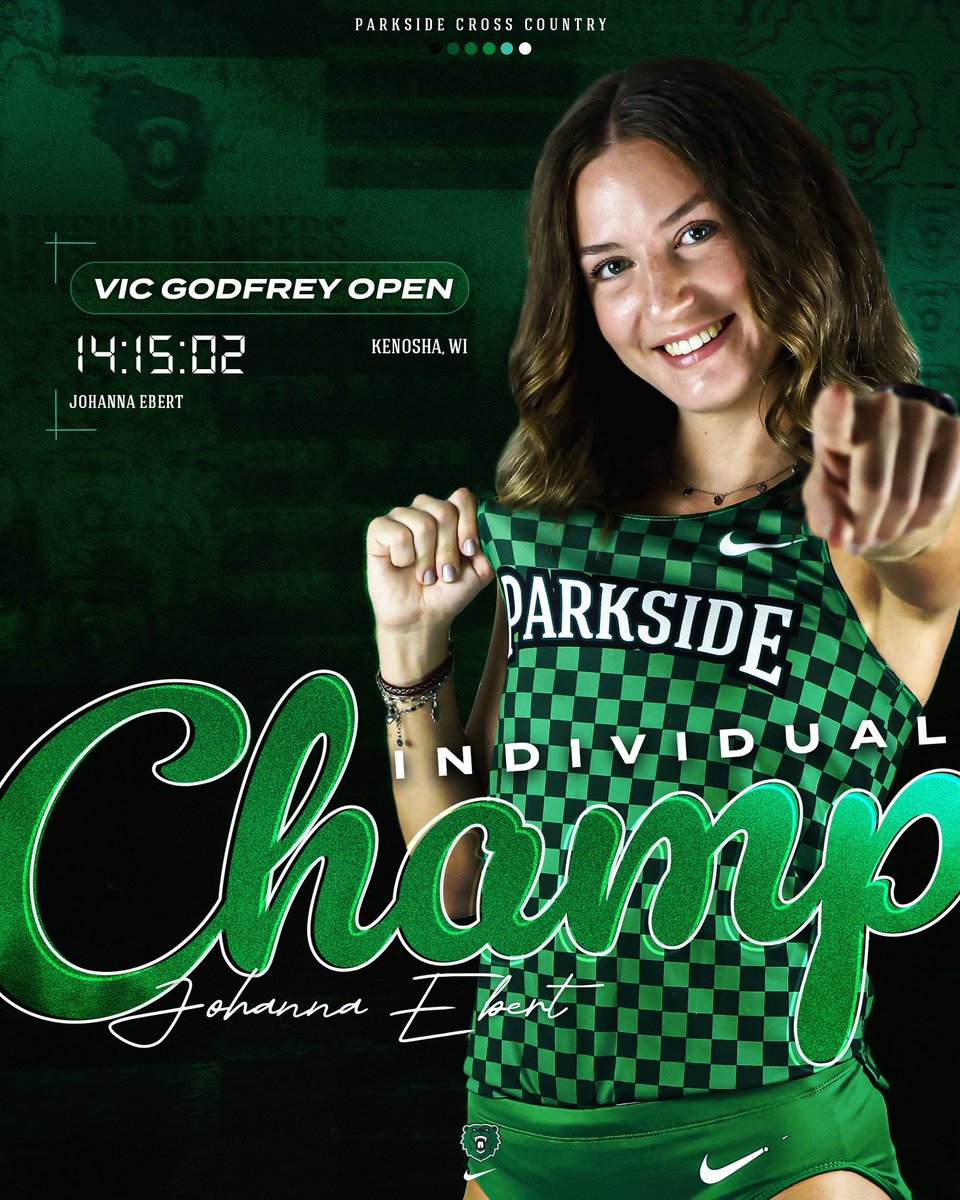 Parkside XC/TF (@parksidetfxc) on Twitter photo Vic Godfrey Champion 🏆
Johanna Ebert claims the first place spot with her time of 14:15:02 to start the season.
#DefendTheDen // #RangerGRIT Vic Godfrey Champion 🏆
Johanna Ebert claims the first place spot with her time of 14:15:02 to start the season.
#DefendTheDen // #RangerGRIT