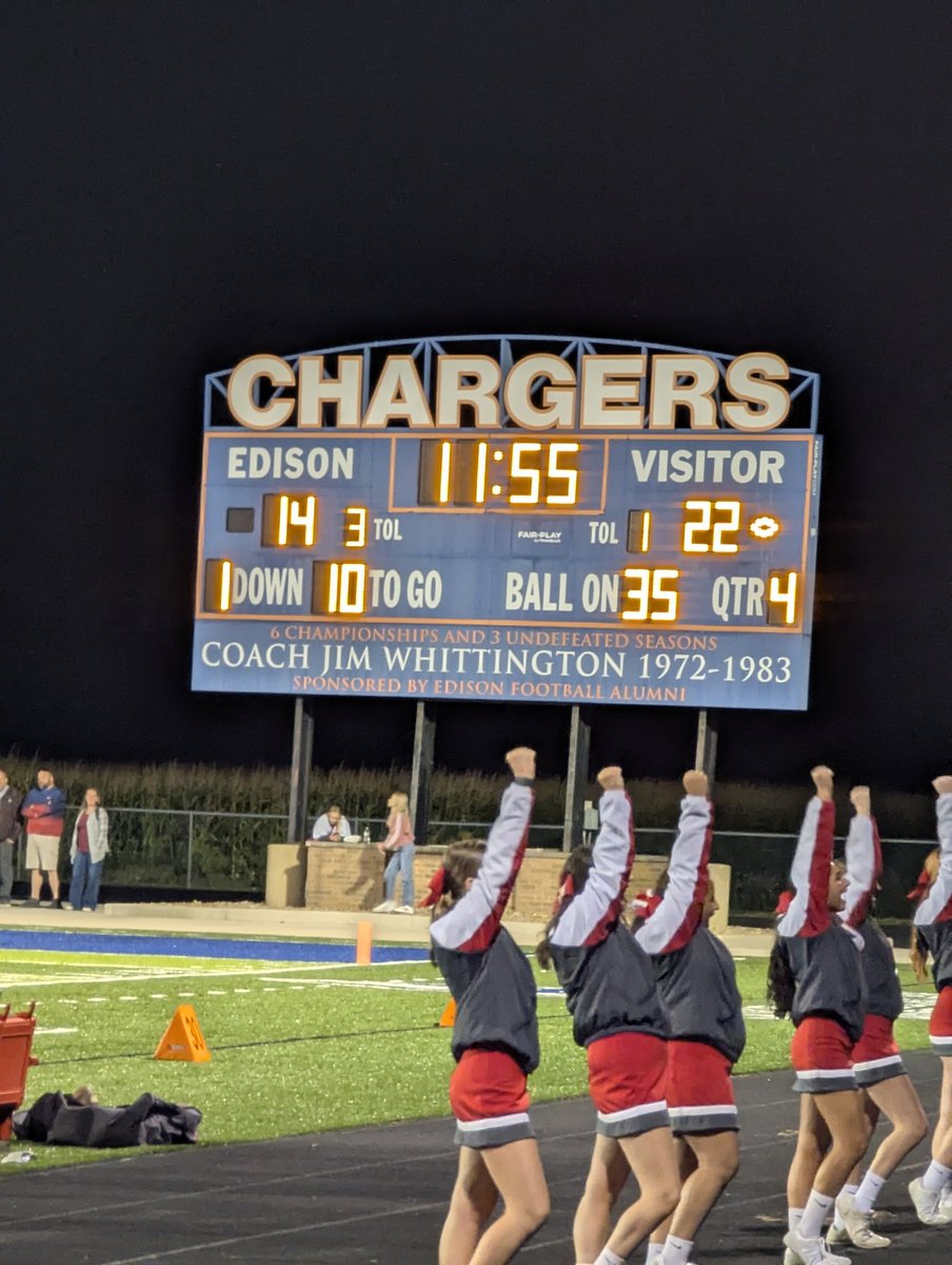 SBC Football Update 
Chieftains with the TD !