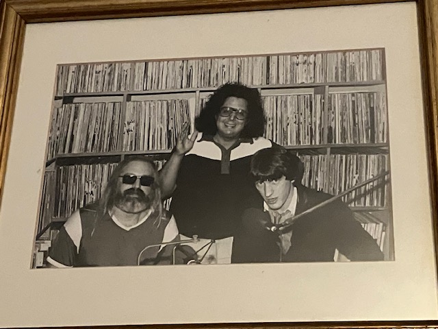 Thinking of Mark Volman of Turtles and Flo and Eddy fame who has sadly died 'after a brief unexpected illness'. Pictured here (centre) with 'Happy Together' colleague Howard Kaylan (L) and moi (R), at a Long Island radio station in 1979. A good chap. RIP.