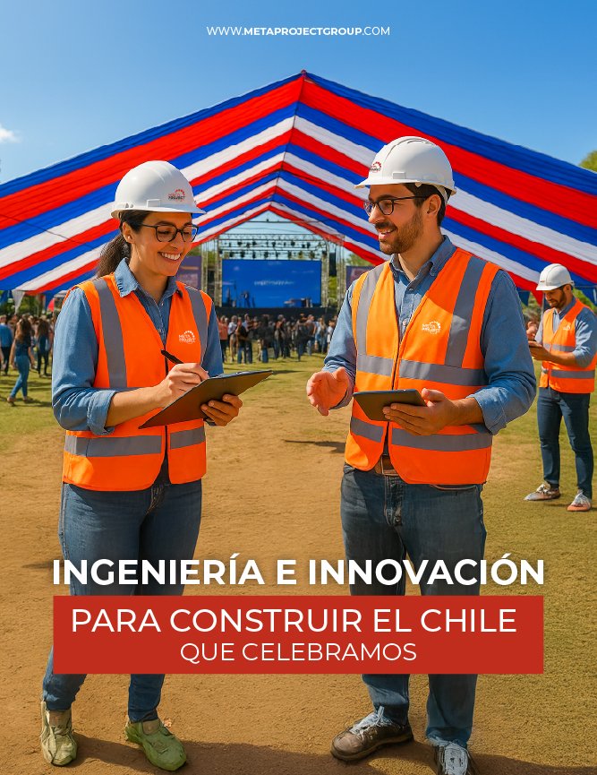 Así como una fonda dieciochera necesita ingeniería para levantarse, el desarrollo de Chile requiere proyectos para un futuro innovador y sustentable. 🇨🇱✨

🔗 metaprojectgroup.com

#metaproject #ingeniería #innovación #fiestaspatrias #chile