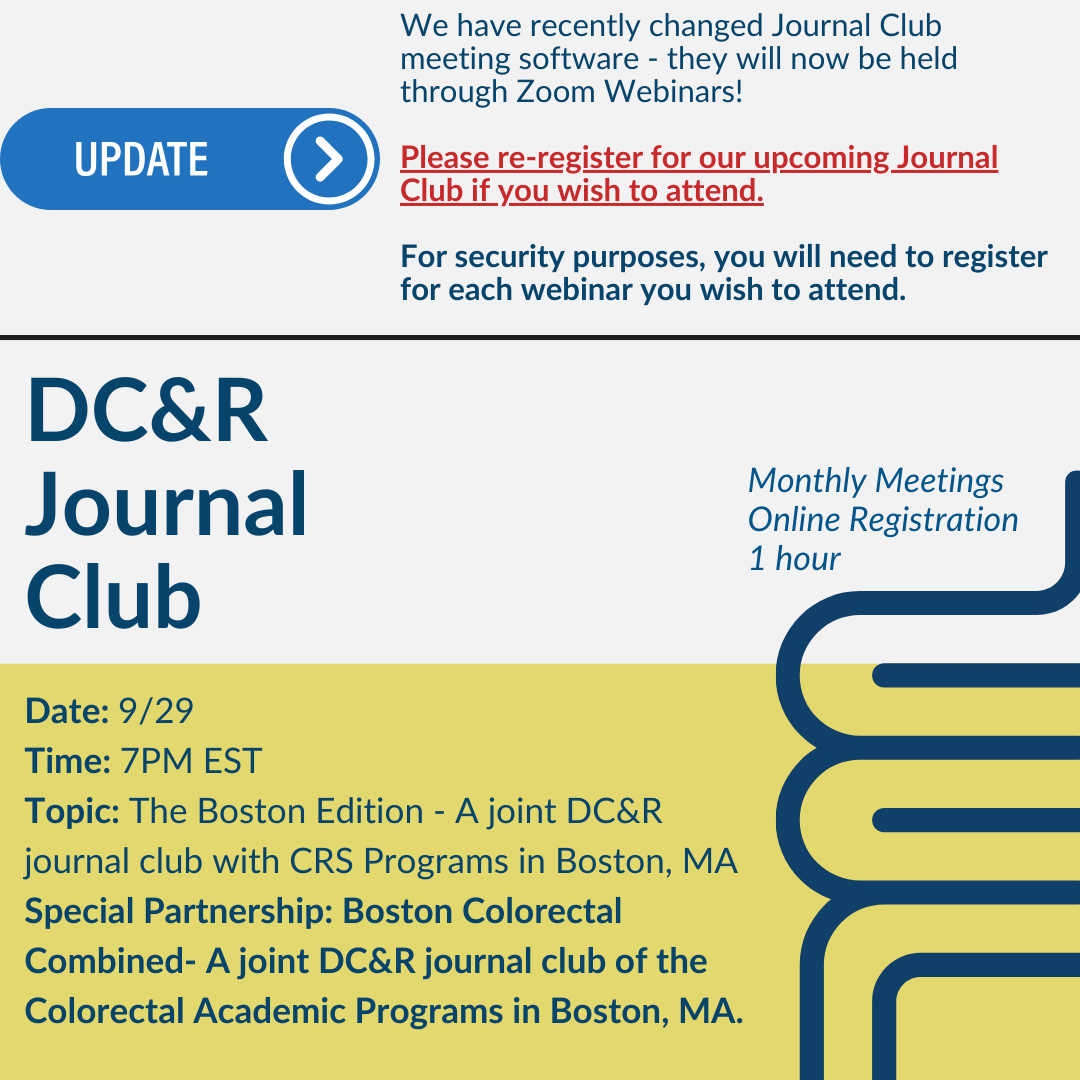 DCRjournal (@dcrjournal) on Twitter photo #DCRJournalClub is back for Sept.!
See below for details and register: bit.ly/47qJQct
@umasssurgery <a href="/MGHSurgery/">Mass General Surgery</a> <a href="/BrighamSurgery/">Brigham and Women’s Department of Surgery</a> <a href="/LaheySurgery/">Lahey Surgery</a> <a href="/BIDMCSurgery/">BIDMC Department of Surgery</a> <a href="/TuftsMCSurgery/">Tufts General Surgery</a> <a href="/BMCSurgery/">BMC Surgery</a> <a href="/SeanLangenfeld/">Sean Langenfeld</a> <a href="/ScottRSteeleMD/">Scott R. Steele</a> <a href="/DrMikeValente/">Michael Valente</a> <a href="/bolshinskyv/">Vladimir Bolshinsky</a> #DCRJournalClub is back for Sept.!
See below for details and register: bit.ly/47qJQct
@umasssurgery <a href="/MGHSurgery/">Mass General Surgery</a> <a href="/BrighamSurgery/">Brigham and Women’s Department of Surgery</a> <a href="/LaheySurgery/">Lahey Surgery</a> <a href="/BIDMCSurgery/">BIDMC Department of Surgery</a> <a href="/TuftsMCSurgery/">Tufts General Surgery</a> <a href="/BMCSurgery/">BMC Surgery</a> <a href="/SeanLangenfeld/">Sean Langenfeld</a> <a href="/ScottRSteeleMD/">Scott R. Steele</a> <a href="/DrMikeValente/">Michael Valente</a> <a href="/bolshinskyv/">Vladimir Bolshinsky</a>