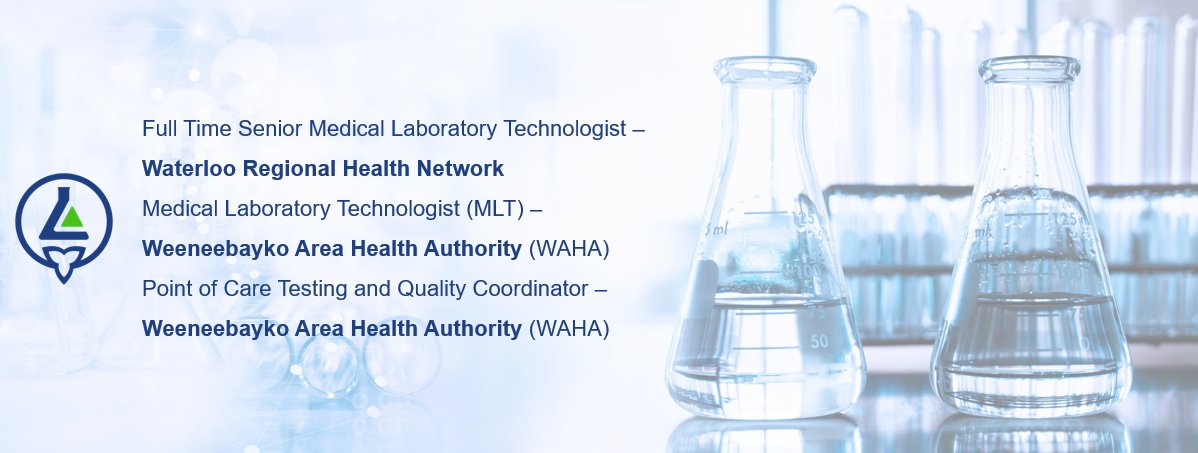 This week, our job board is filled with dynamic opportunities where you can make a large impact as an MLT. There are openings at the Waterloo Regional Health Network and Weeneebayko Area Health Authority (WAHA).
Learn more and apply today: cmlto.com/mlt-job-board-…