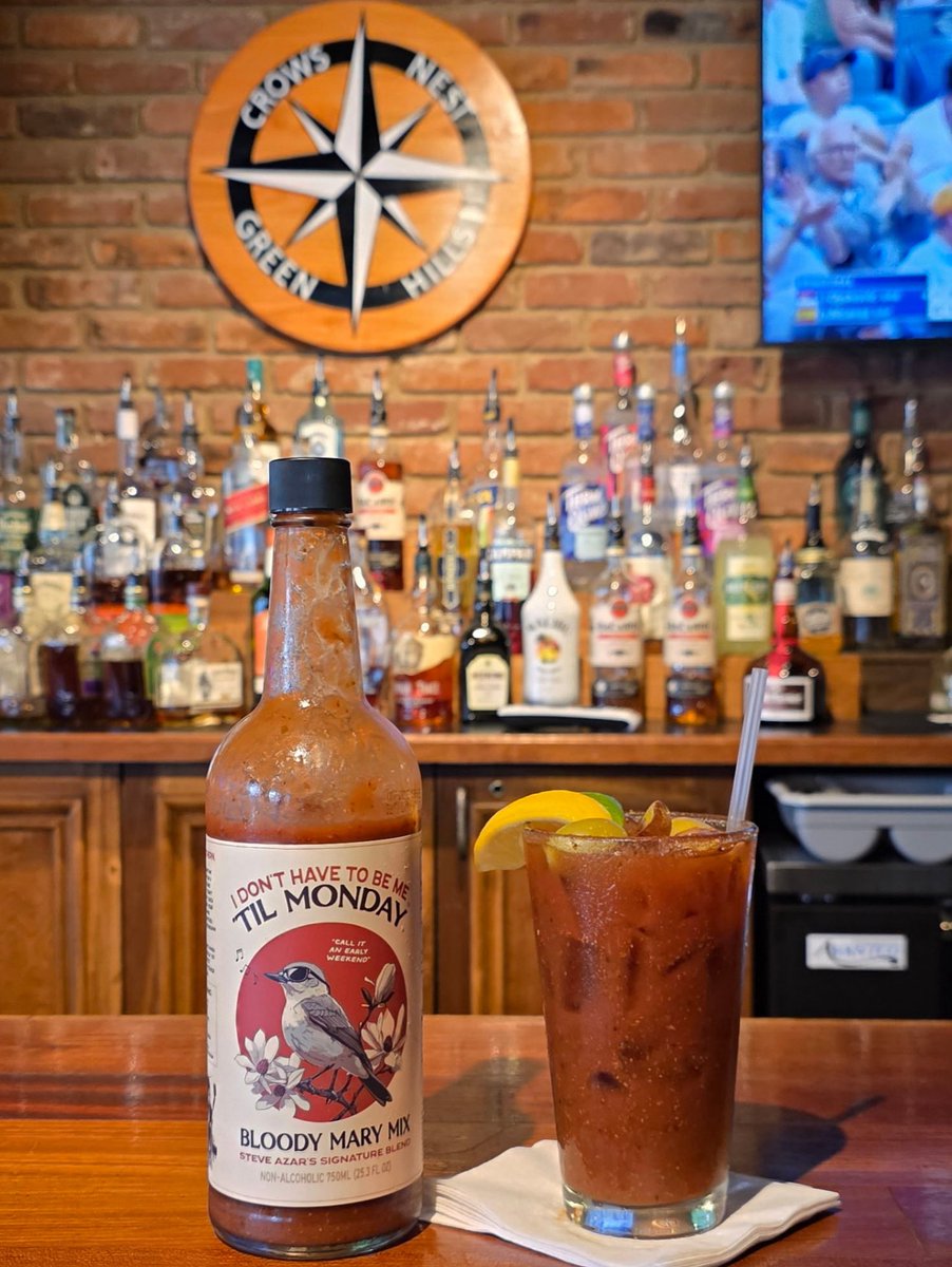 I Don’t Have To Be Me ‘Til Monday (@idhtbmtm) on Twitter photo Thx Dalton thy ol’ dependable point guard! <a href="/steveazar/">Steve Azar</a> O Don’t Have To Be Me ‘Til Monday bloody Mary mix making its debut @crowsnestgreenhills in Nashville 🙌 woot Thx Dalton thy ol’ dependable point guard! <a href="/steveazar/">Steve Azar</a> O Don’t Have To Be Me ‘Til Monday bloody Mary mix making its debut @crowsnestgreenhills in Nashville 🙌 woot
