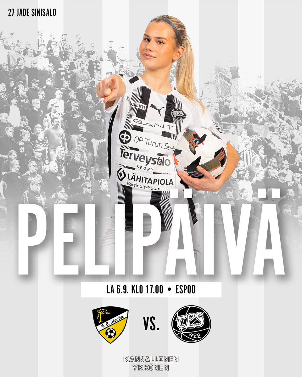 Pelipäivä!

⚽️ FC Honka – TPS
🏟  Tapiolan urheilupuisto, Espoo
⏰ La 6.9. klo 17.00

#FCTPS #KansallinenYkkönen