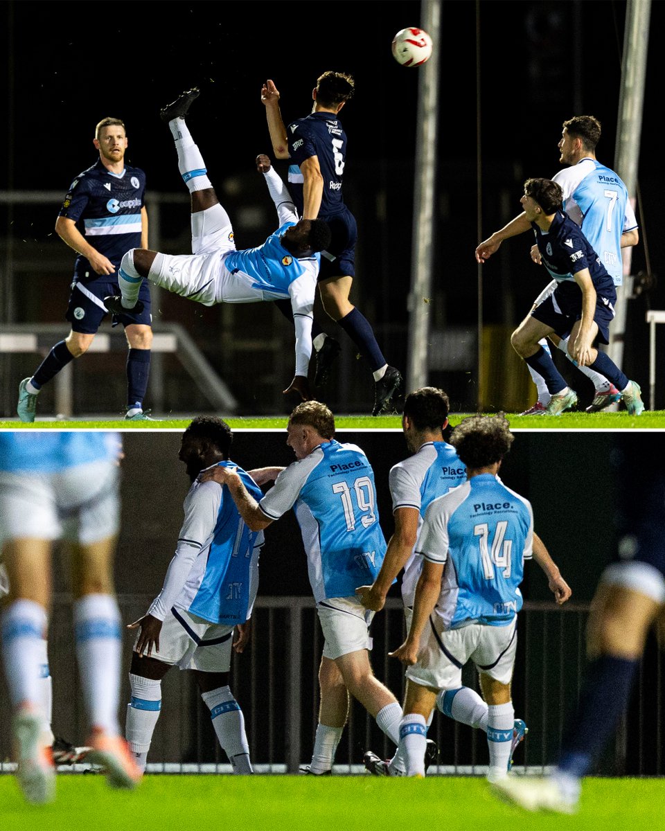 KAYNE MCLAGGON WITH AN OVERHEAD KICK TO WIN IT FOR NEWPORT CITY 🤯