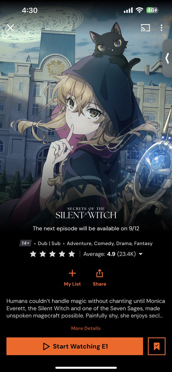 Secrets of the witch is decent but not this amazing show people are saying ,seriously the reactions people give this show is kinda how I feel about made in abyss