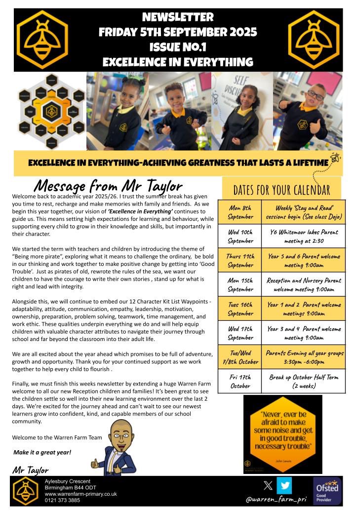 Warren Farm Primary School tweet media