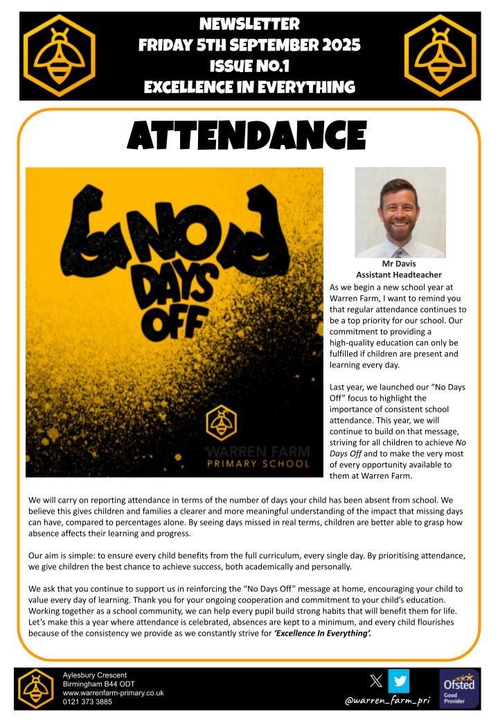 Warren Farm Primary School tweet media