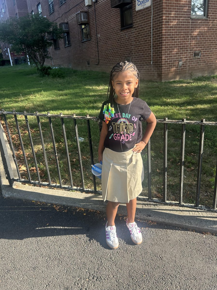 Rita Singh, Mother of Skylar James, who is starting 3rd grade at PS 140 Q, tells us Skylar says "This is my year to shine”