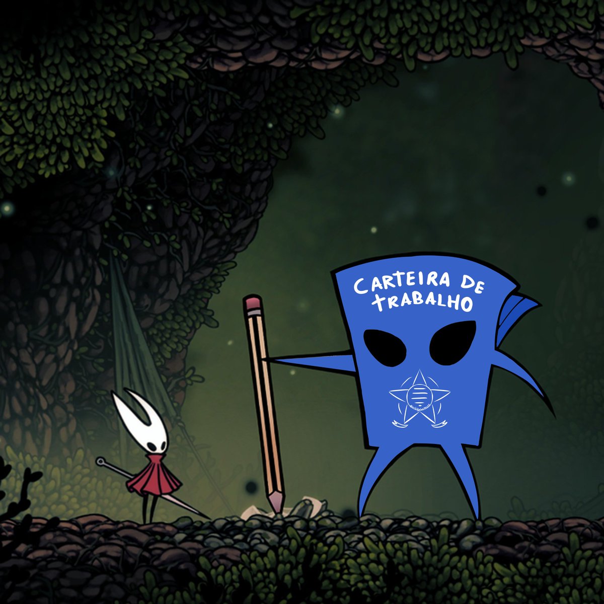 Brazilians' nightmares 😭
#Silksong #hollowknightart