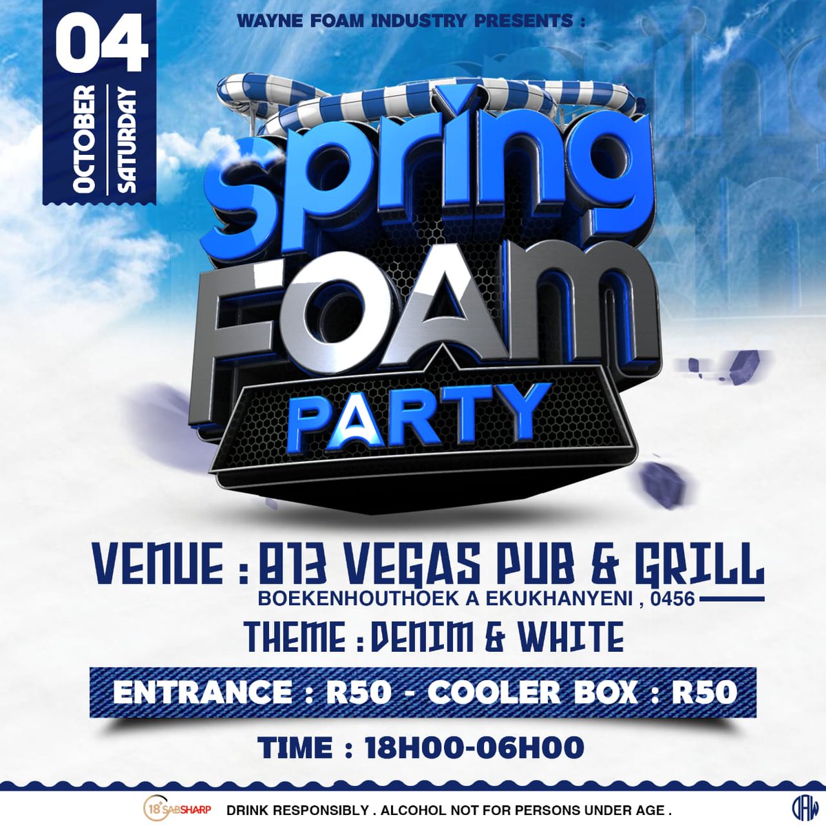 013Vegas's tweet photo. Join us this Spring Season.. in a Foam way. 04 October Foam Party https://t.co/lSENWlZdvS