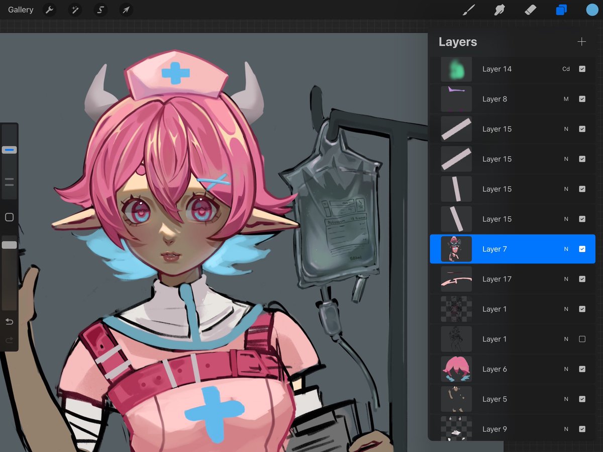 Teons_'s tweet image. All my skill points are in rendering faces 💔