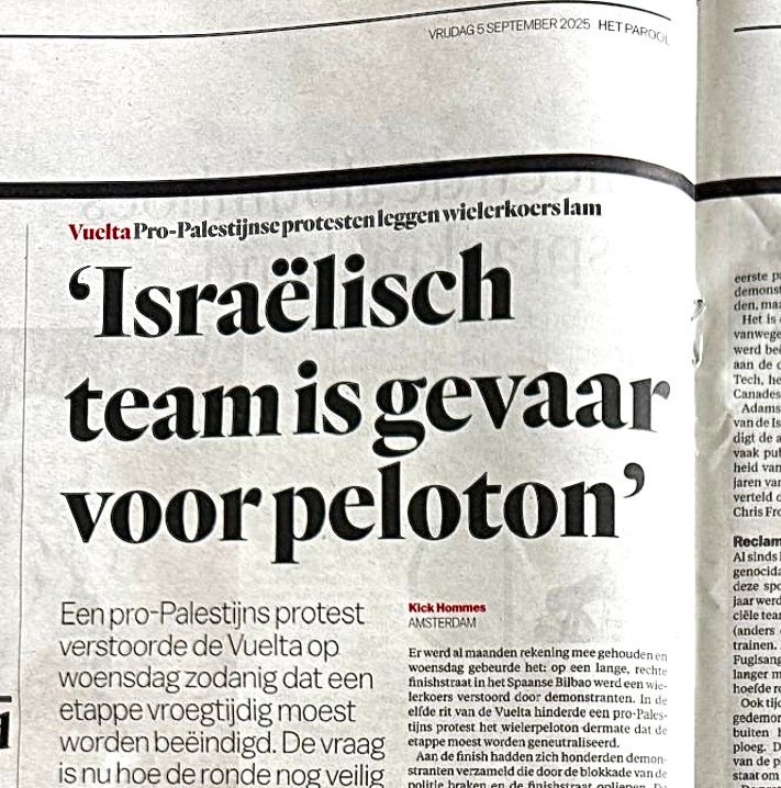 'Pim Fortuyn gevaar voor Hilversumse parkeerplaats'
'Theo van Gogh gevaar voor Amsterdams fietspad'
'Peter R. de Vries gevaar voor Lange Leidsedwarsstraat'