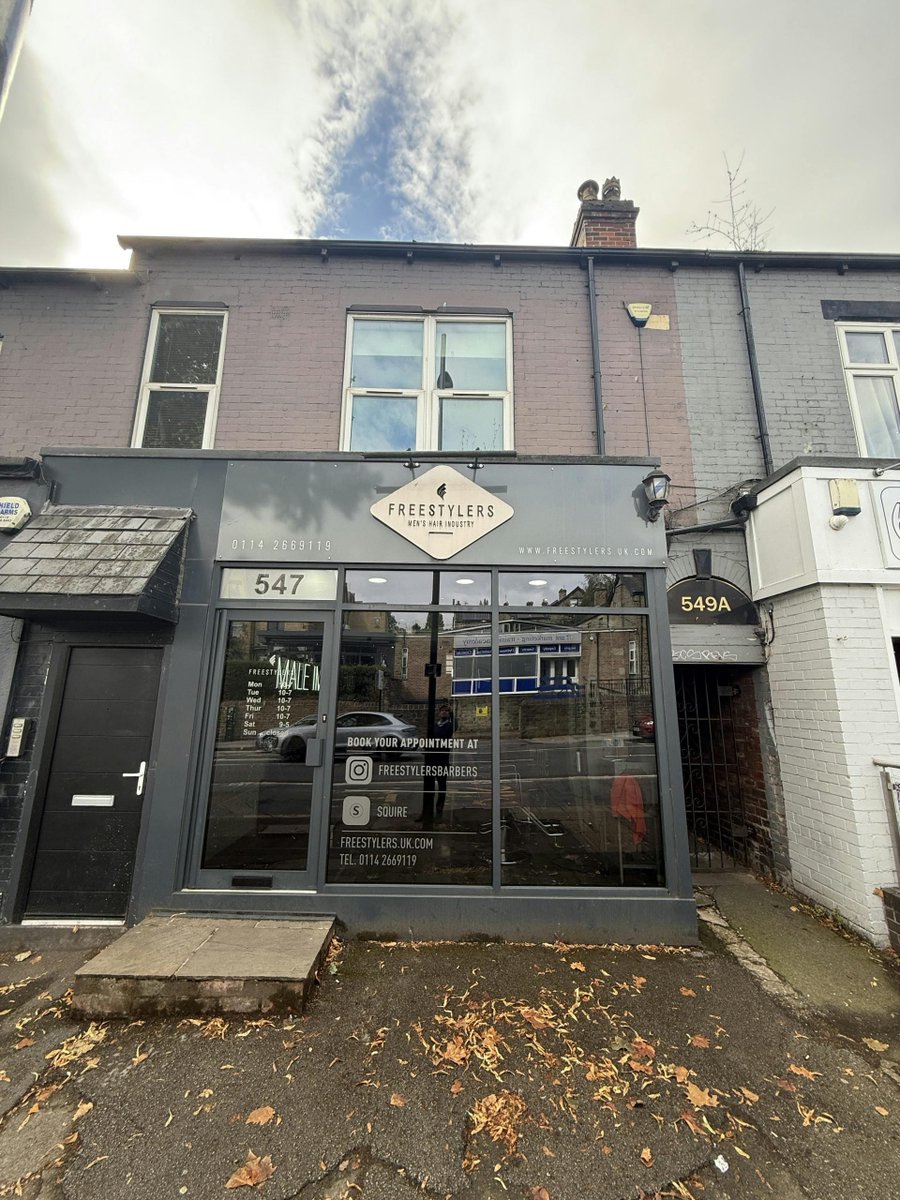 #ToLet -  Ground floor retail unit located on Ecclesall Road in  south west Sheffield

📍547 Ecclesall Road, Sheffield, S11 8PR

Marketing details: smcbrownillvickers.com/properties/327…

#Sheffield #Retail #HighStreet #Commercial