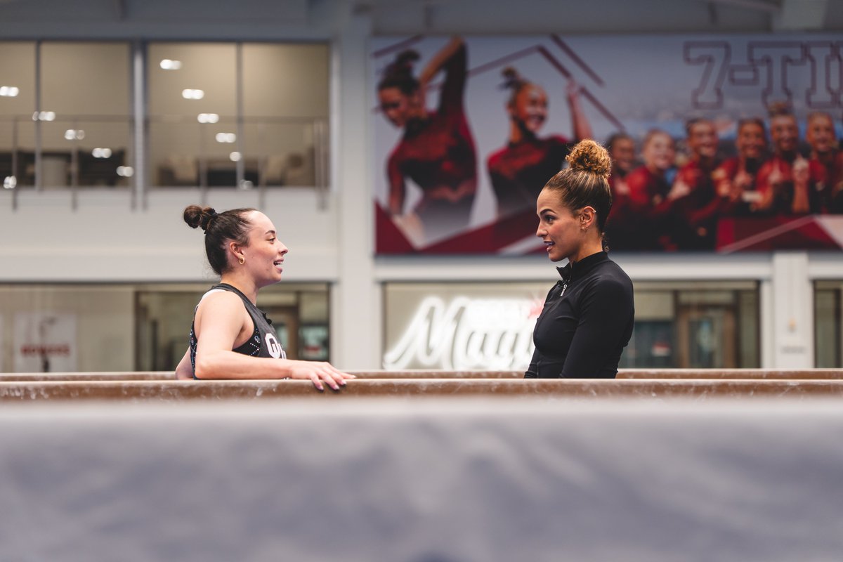 OU_WGymnastics's tweet image. something exciting is coming to @CollegeGameDay tomorrow 👀