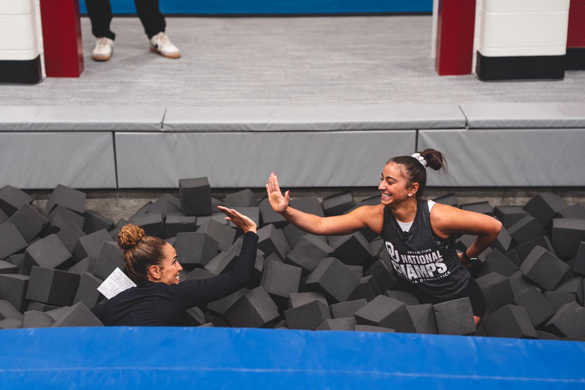 OU_WGymnastics's tweet image. something exciting is coming to @CollegeGameDay tomorrow 👀