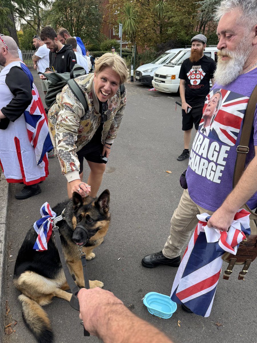 Sky with her fella @officiallaudits