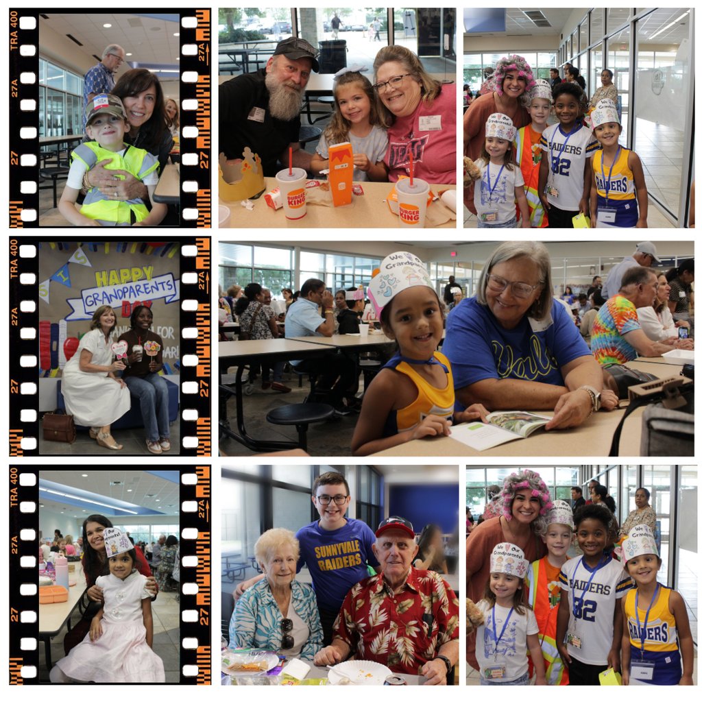 Sunnyvale ISD continued a beloved tradition this week as SIS and SES hosted Grandparents Day lunches—celebrating the important role grandparents play in our students’ lives and the heart of our community. 🤍
This Sunday, Sept. 7, is officially Grandparents Day! 
#RaidersRise