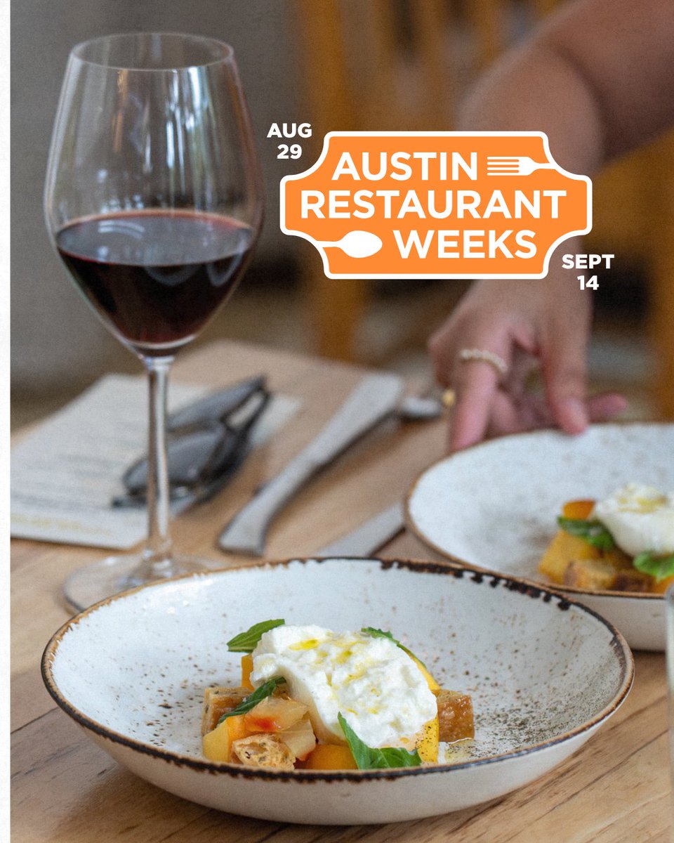 It has been ONE WEEK of #AustinRestaurantWeeks2025 so far! What have you been enjoying, and what are you most excited to try? 🥂