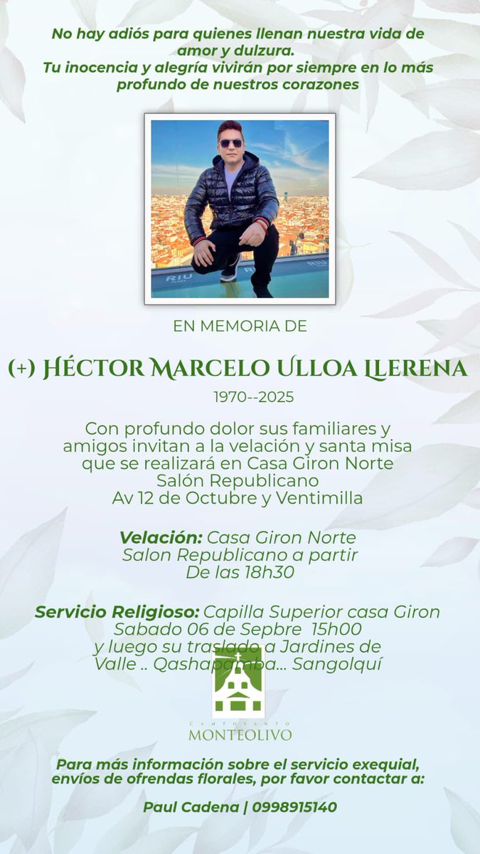 Ismael Ulloa (@ismaelulloaec) on Twitter photo 