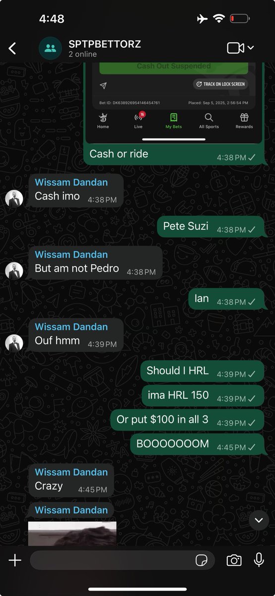 Called it LIVE with my team