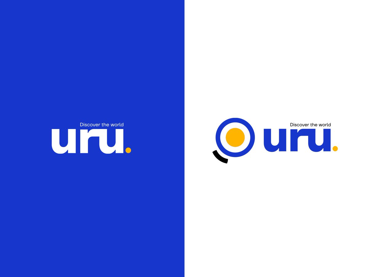 New #LOGODesign for discovery, booking and travel app #URU