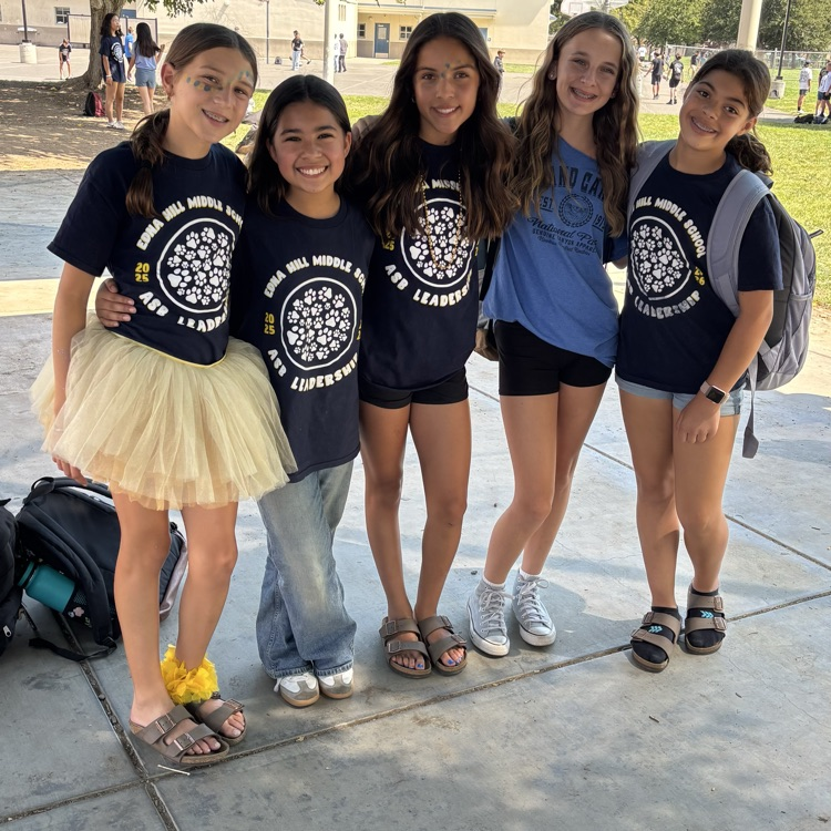 Today our students showed up Blue and Yellow strong! Way to close out our spirit week Bobcats! #ehmsbobcats