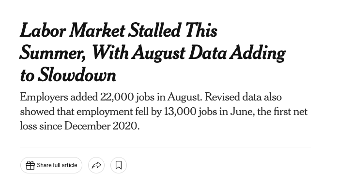 Turns out firing the person who releases jobs numbers still can’t hide the fact that Donald Trump is failing working people.