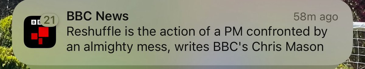 This morning I heard Chris Mason get angry with Keir Starmer Unnecessary and unprofessional. Starmer kept his cool. 
Tonight this Clickbait push notification has gone out. What on earth is going on at the BBC?